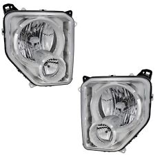 Headlight Set For 2008-2012 Jeep Liberty Left and Right With Fog Light 2Pc picture