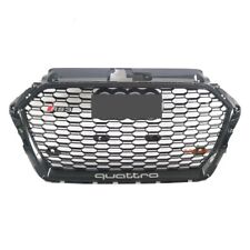 Fits Audi A3 S3 8V5 2017-2019 RS3 Style Grille Front Honeycomb Full Mesh Quattro picture