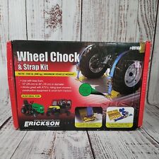 Etrack ATV UTV Wheel Chock Trailer Tire Strap Kit Tie Down Straps Towing System picture