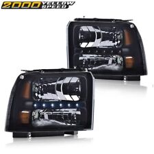 Fits For 2005-2007 Ford F250 F350 F450 F550 Super Duty LED DRL Headlights Lamps picture