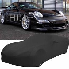 Indoor Car Cover Stain Stretch Dust-proof Custom Black For Porsche 911 GT2 GT3 picture