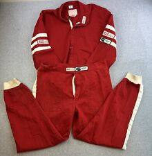 RJS Racing Jacket Pants Suit Mens Large Red Proban FR-7A Fire Resistant Adult picture