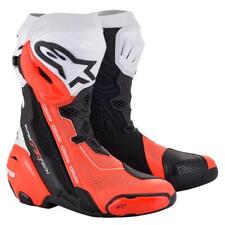 Alpinestars Supertech R Vented Black White Red Fluo - New Fast Shipping picture