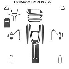 29Pcs Real Carbon Fiber Full Kits Interior Dash Cover Trim For BMW Z4 G29 19-22 picture