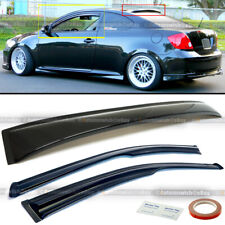 For 04 05-10 Scion tC Coupe Mugen Style 3D Wavy Window Visor + Rear Roof Visor picture