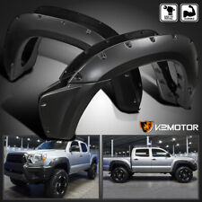 Fits 2012-2015 Toyota Tacoma Pocket Style Bolt On Rivet Fender Flares Smooth picture