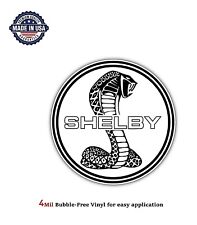 SHELBY COBRA FORD VINYL DECAL STICKER CAR TRUCK BUMPER 4MIL BUBBLE FREE US MADE picture