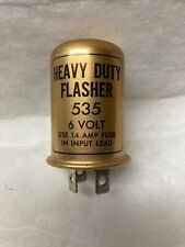 AUTHENTIC NOS IDEAL FLASHER # 535  6 VOLT 3 PRONG -USA. TURN SIGNAL. FORD, MOPAR picture