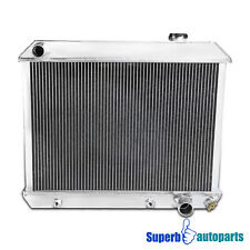 Fits 1963-1966 Chevy GMC C/K 3-Row Tri-Core Racing Aluminum Cooling Radiator picture