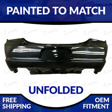 NEW Painted 2011-2014 Dodge Charger Non-SRT8 Unfolded Rear Bumper W/O Snsr Hole picture