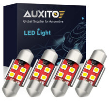 4X AUXITO 31MM Festoon DE3175 LED Map Dome Interior Light Bulbs 6000K CANBUS 4K picture