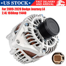 Alternator for Dodge Journey 2009-2020 L4 2.4L 160Amp CW 6-Groove Clutch Pulley. picture