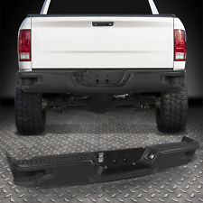 For 09-23 Dodge Ram 1500/Classic Black Steel Rear Bumper w/o Parking Sensor Hole picture