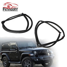 Front Door Weatherstrip Seal Kit Front Left & Right For 2007-2018 Jeep Wrangler picture