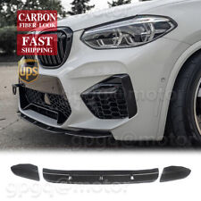 For BMW X3M X4M Competition F97 F98 19-21 Carbon Fiber Front Bumper Lip Splitter picture