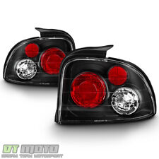 95-99 Dodge Neon Black Altezza Tail Lights Lamps Pair Left+Right Replacement picture