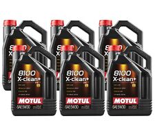 Motul 8100 X-CLEAN + 5W30 - 30 Liters - Full Synthetic Engine Motor Oil (6 x 5L) picture