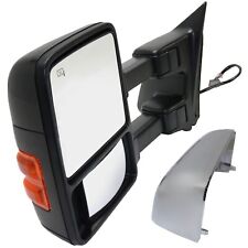 Tow Mirror For 2010-16 Ford F-450 F-250 Super Duty Left Side Power Heated Glass picture