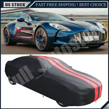 Red/Black Indoor Car Cover Stain Stretch Dustproof Fit Aston Martin One-77 picture