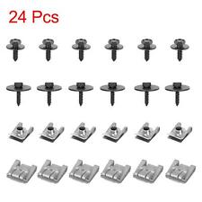 24pcs Engine Undertray Clips Screws Under Cover Rivets for Mercedes-Benz E-Class picture