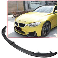For BMW F82 F83 F80 M3 M4 2014-2020 Carbon Fiber Front Bumper Lip Lower Spoiler  picture