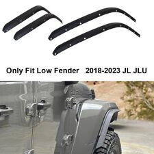 Flat Front & Rear Fender Flares for 2018-2023 Jeep Wrangler Unlimited JL JLU picture