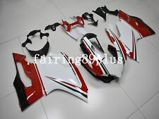 Tricolore White Red ABS Injection Fairing Kit Fit for 2012-2015 1199 Panigales picture