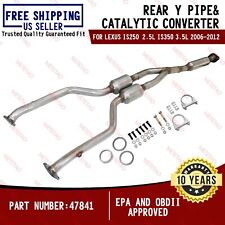 For Lexus IS250 IS350 2006-2012 Rear Y Pipe & Catalytic Converter AWD ONLY picture