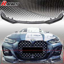 FOR 2020-24 BMW G22 G23 4 SERIES COUPE M-STYLE CARBON LOOK FRONT BUMPER LIP picture