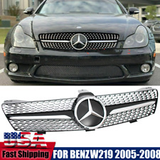 Dia-monds Front Grille W/3D Star For Mercedes Benz W219 CLS500 CLS63AMG 2005-08 picture