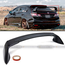 Fits 12-15 Civic 4DR Sedan Glossy Black JDM Mugen Style RR Trunk Wing Spoiler picture
