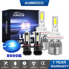 For Dodge Nitro 2007-2012 -4X 8000K  LED Headlight Hi/Lo Beam + Fog Light Bulbs picture