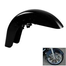 Vivid Black Front Fender Fit For Harley Touring Street Road Glide 1989-2013 picture
