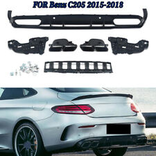 Rear Diffuser W/Exhaust Tip For Mercedes Benz  C Class C205 Coupe AMG 2015-2018 picture