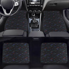 4PCS JDM Recaro Style Racing Fabric Floor Mats Interior Carpets Universal picture