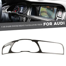 Real Carbon Fiber Interior Dash Instrument Navigator Trim For Audi A4 A5 13-16 picture