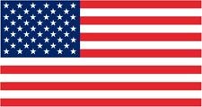 American Flag Vinyl Decal 3M USA Sticker Multiple Sizes picture