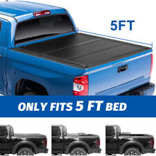 For 15-21 Colorado/Canyon 5ft Hard Bed Fiberglass Tri-Fold Tonneau Cover picture
