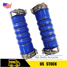 2Pcs For PACCAR Peterbilt &Kenworth F50-6308 Silicone Coolant Hose W/ Clamps USA picture