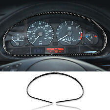 For BMW 3 Series E46 1998-2006 Black Speedometer Frame Carbon Fiber Sticker picture