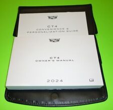 2024 CADILLAC CT4 OWNERS MANUAL SET GUIDE 24 +case LUXURY PREMIUM SPORT picture