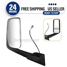Chrome Heated Door Mirror for Freightliner Cascadia 2018-2023, Right Passenger S picture