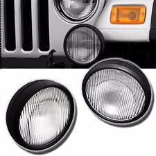 FL7091 For 03-06 Jeep Wrangler Pair Driving Fog Lights Bumper Lamps picture