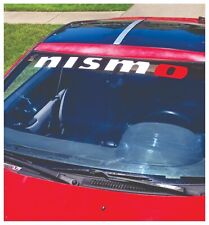 Windshield Decal  For Nissan / Nismo fits 300 350 370 Z / NISMO w red O picture