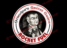 Grandpa Munster Grandpa's Secret Sauce GO FAST Hot Rod, Gasser, NHRA Decal picture
