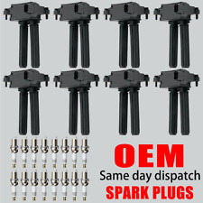 8X Ignition Coil & 16X Iridium Spark Plug for Jeep Dodge Durango RAM 1500 UF504 picture