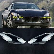 A Pair Front Headlight Lens Housing + Glue For Maserati GranTurismo 2008-2012 picture