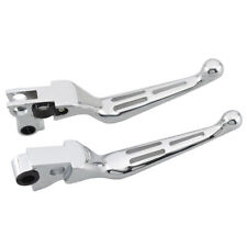 2x Chrome Hand Levers Clutch Brake Lever For Harley Sportster XL Glide/ Softail picture