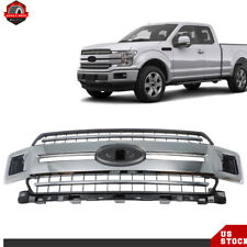 For 2018-2020 Ford F150 Front Bumper Grille Grill Assembly W/Chrome JL3Z-8200-EA picture