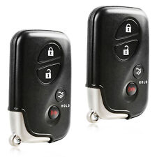 2 Remote Black 4-Button Car Key Fob for 2006 2007 2008 Lexus IS250 HYQ14AAB picture